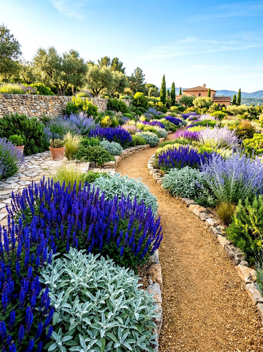 Salvia and sage - 30 pollinator backyard garden ideas