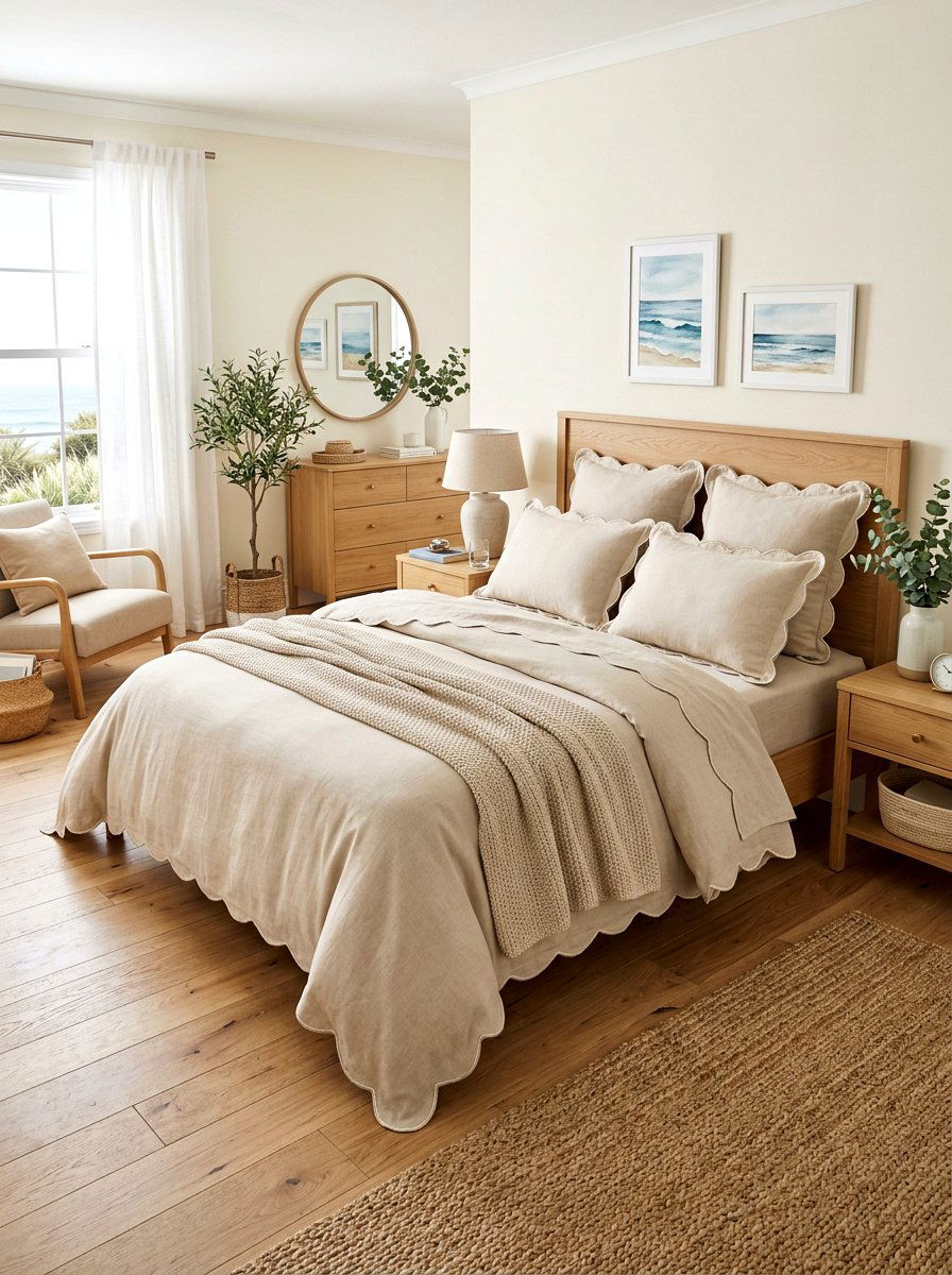 30 Scalloped Pillow Bedding Ideas for Cozy, Stylish Layers