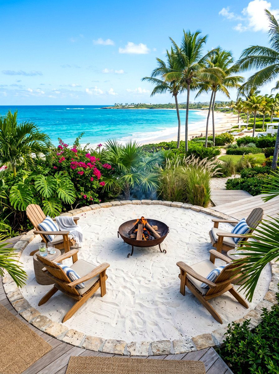 Sand Fire Pit Area - 30 budget fire pit ideas