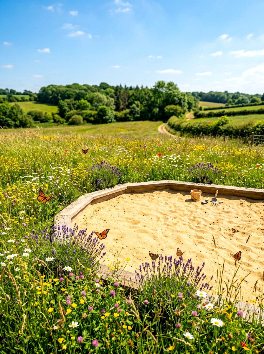 Sand Pit - 30 butterfly puddling station ideas