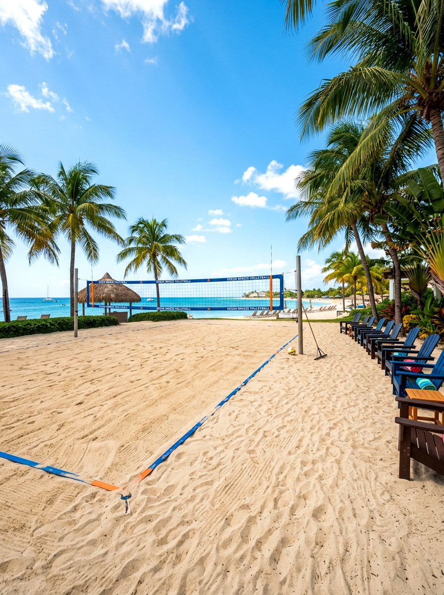 Sand Volleyball Court - 30 backyard game area ideas