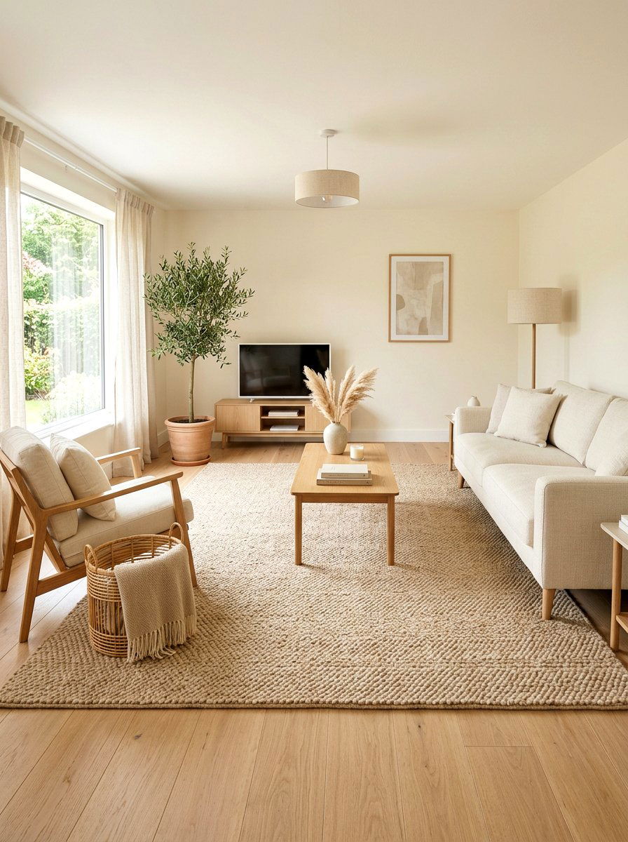 Sand color rug living room - 30 sand color living room ideas