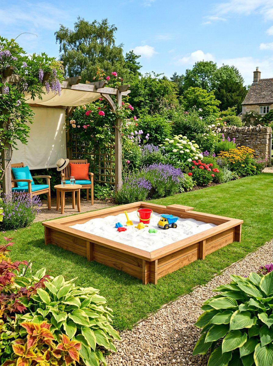 Sand digging box - 30 dog friendly backyard luxury ideas