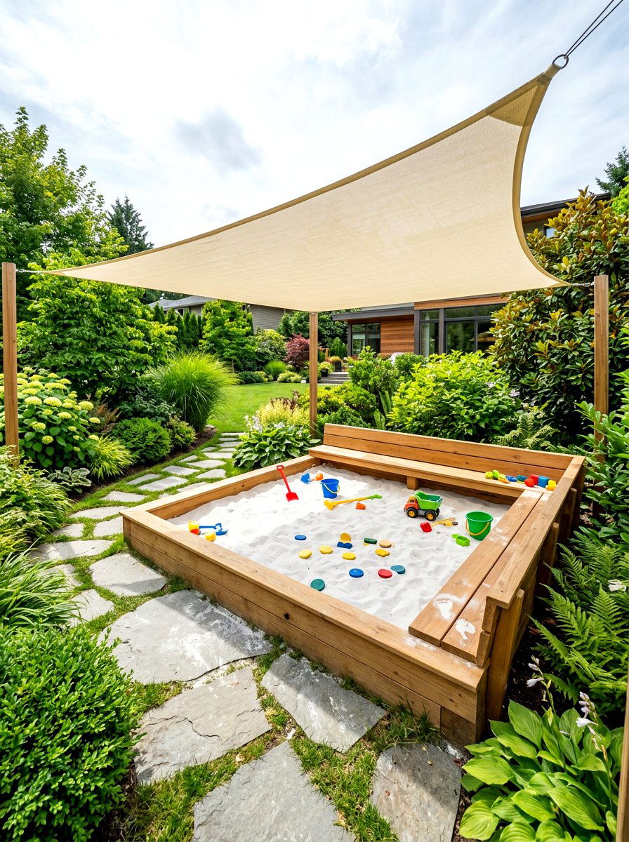 Sandbox Treasure Hunt - 30 backyard obstacle course ideas