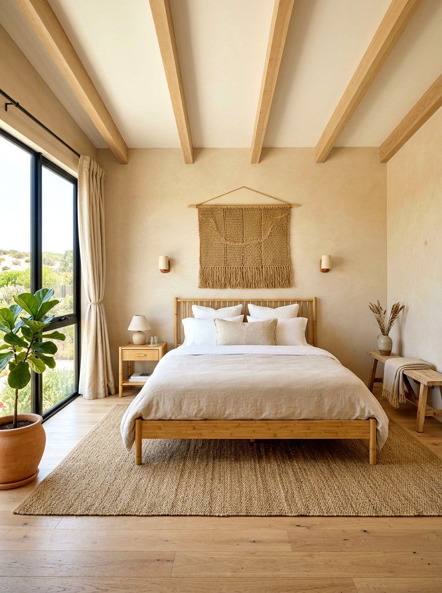 Sandy Beige Bedroom - 30 healing color bedroom ideas