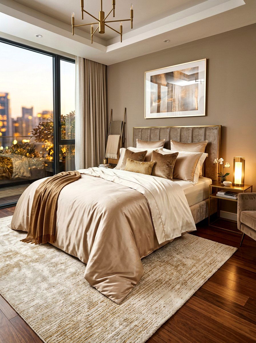 Sateen cotton sheets - 30 pillowy bed styling ideas