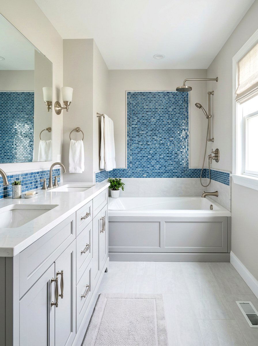 Satin Nickel Bathroom - 30 bathroom hardware finish ideas