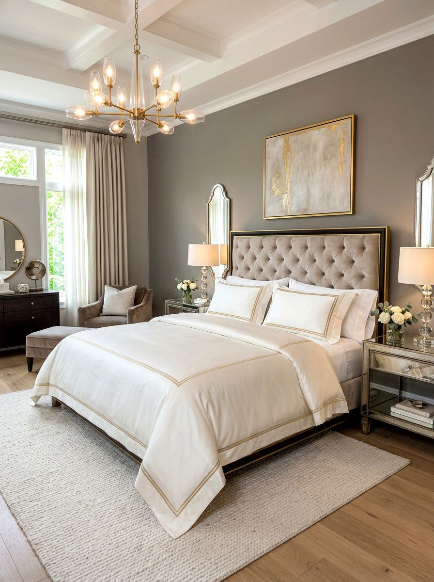 Satin stitch bedding - 30 embroidered bedding ideas