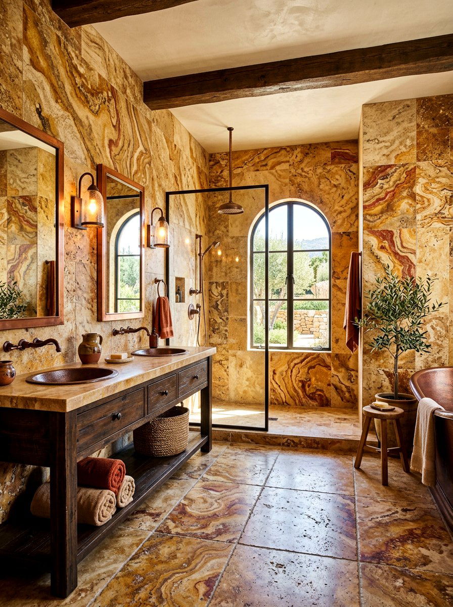 Scabos Travertine Bathroom - 30 travertine bathroom ideas
