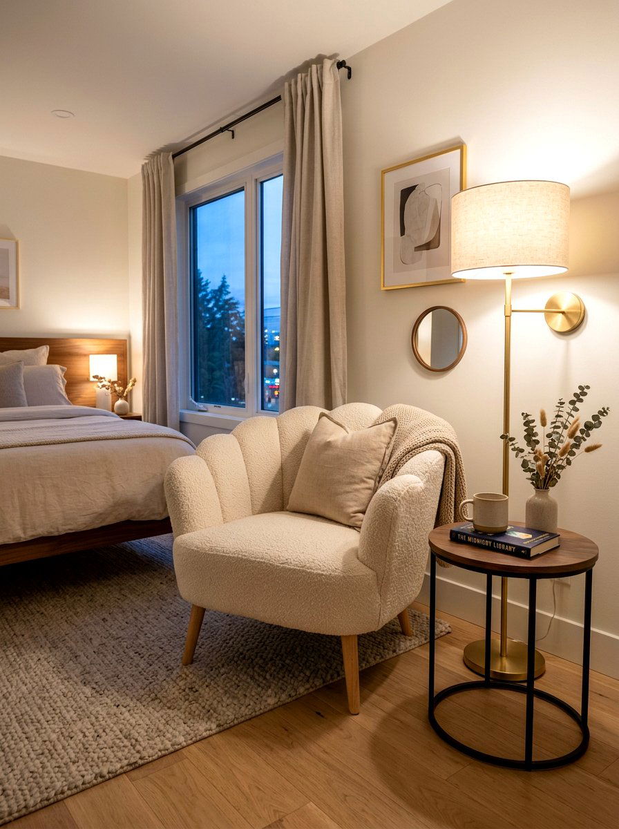 Scalloped Armchair - 30 scalloped decor ideas