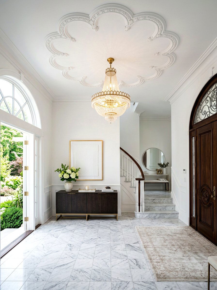 Scalloped Ceiling Detail - 30 scalloped decor ideas