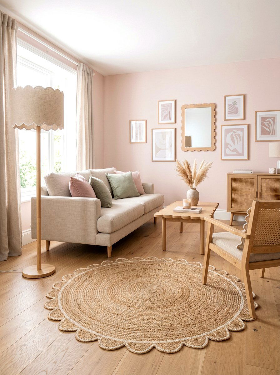 Scalloped Edge Decor - 30 English country living room ideas