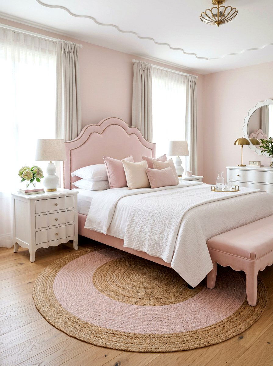 Scalloped Edge Furniture - 30 editorial apartment decor ideas
