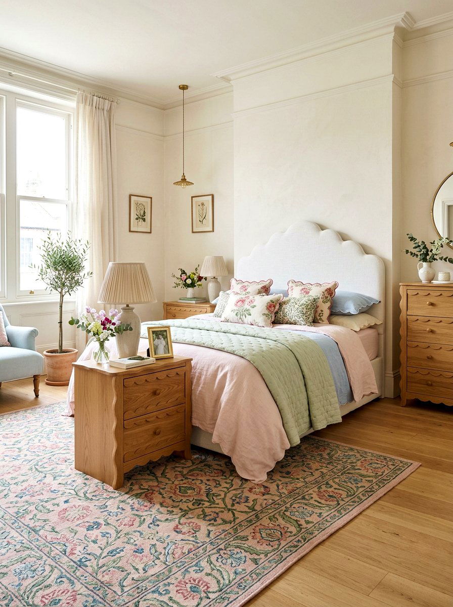 Scalloped Edge Furniture - 30 grandmillennial decor ideas