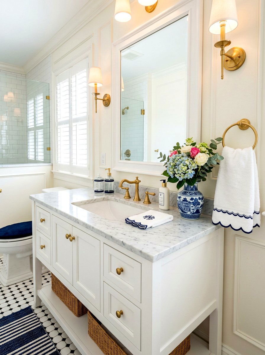 Scalloped Hand Towel - 30 scalloped decor ideas