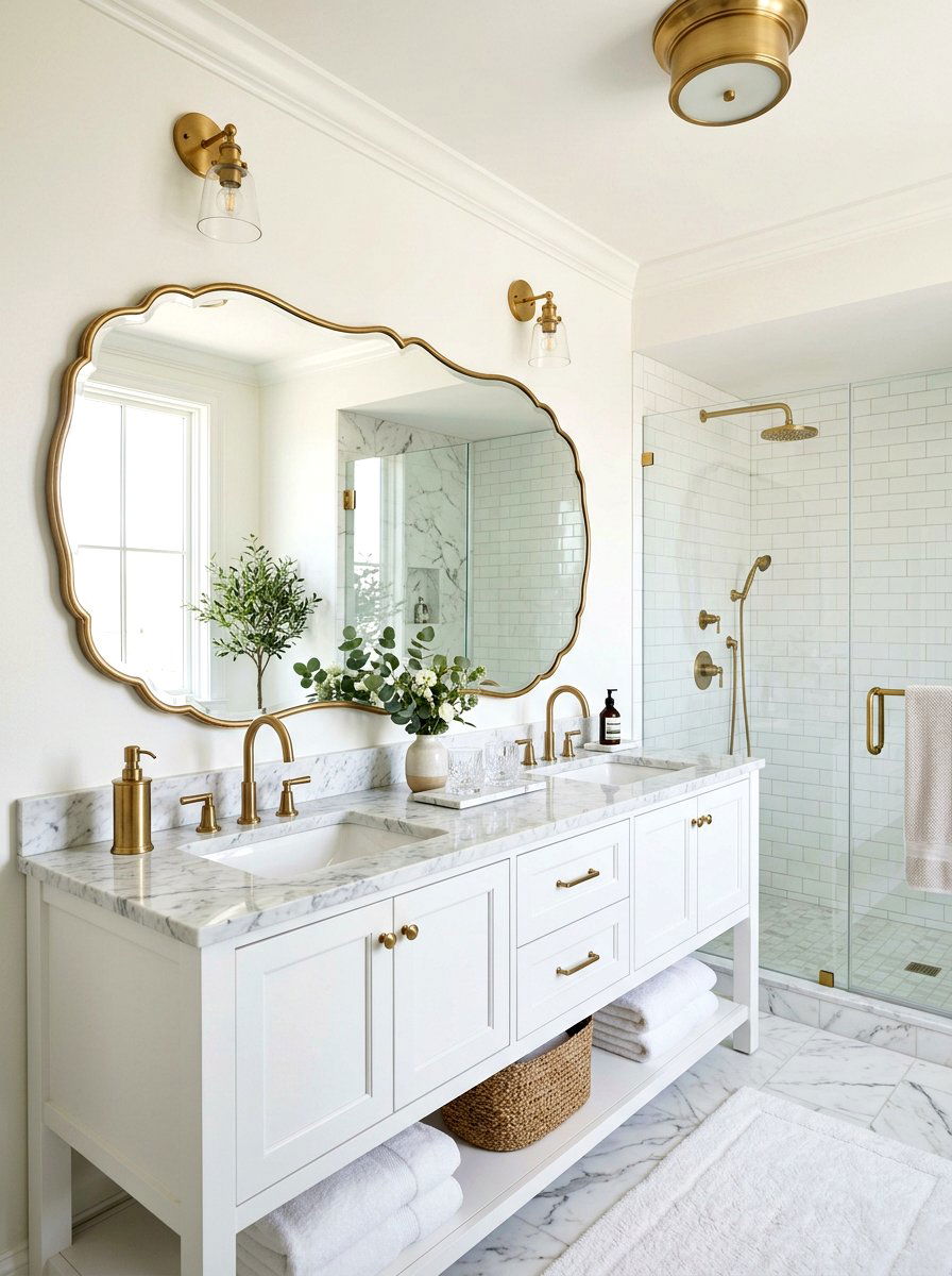 Scalloped Mirror - 30 scalloped decor ideas