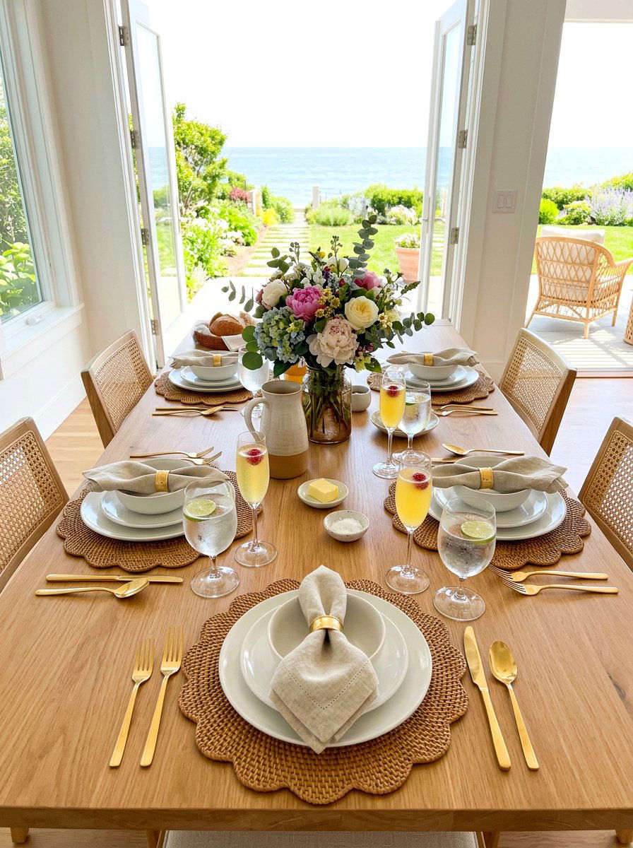 Scalloped Placemat - 30 scalloped decor ideas