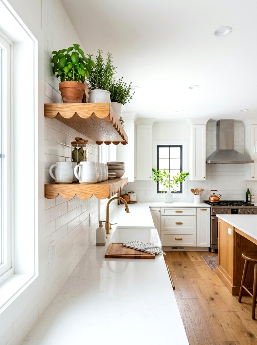 Scalloped Shelf - 30 scalloped decor ideas
