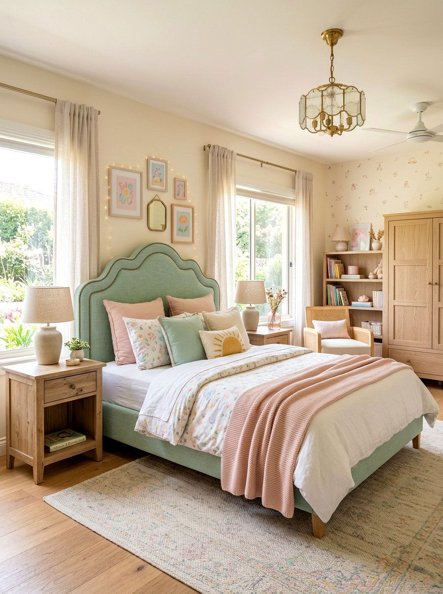 Scalloped Upholstered Bed - 30 upholstered bed ideas
