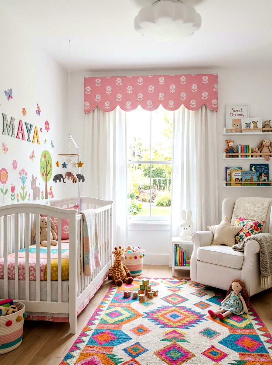 Scalloped Valance Curtains - 30 curtain layering ideas