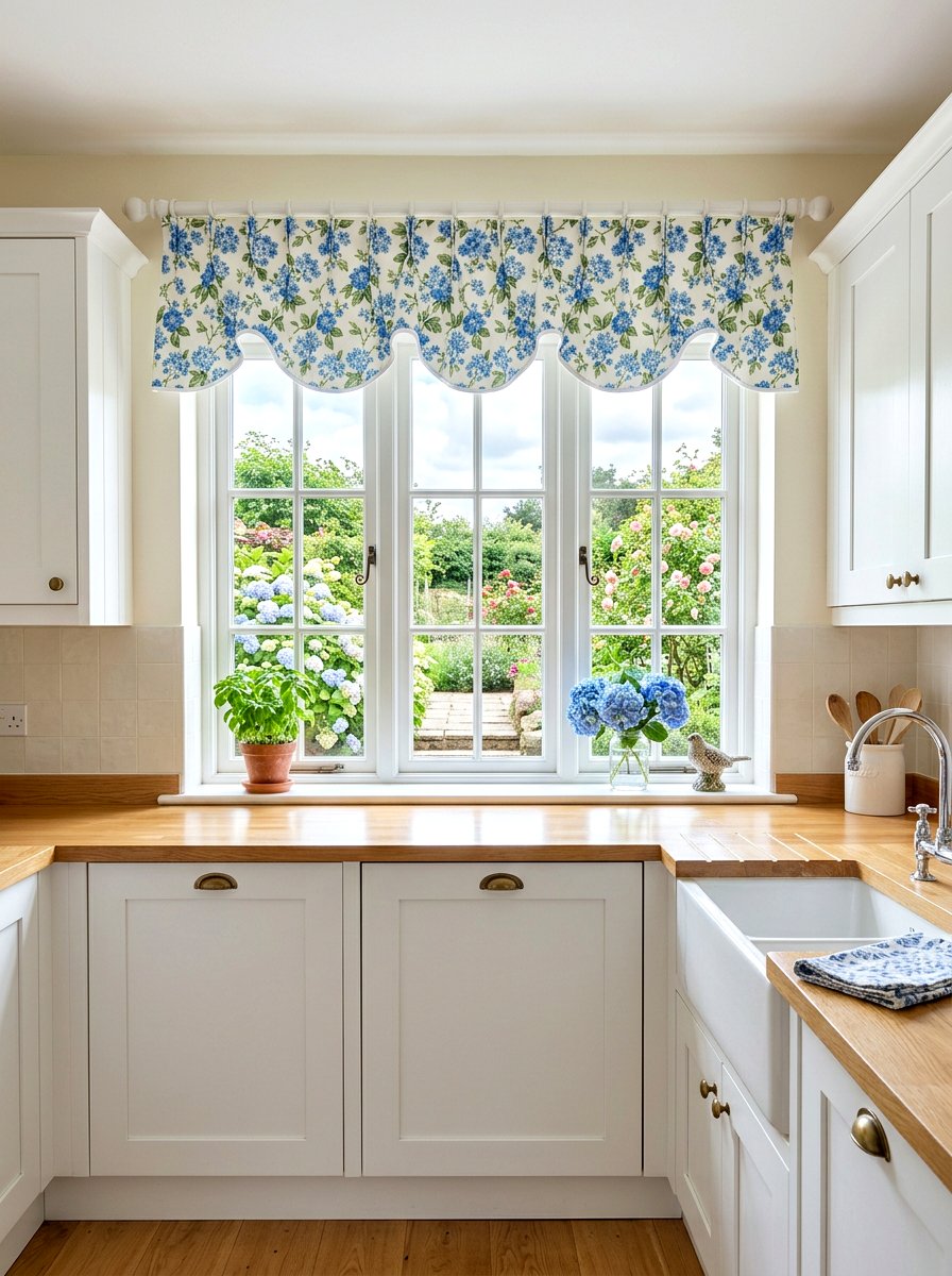 Scalloped Valance - 30 scalloped decor ideas