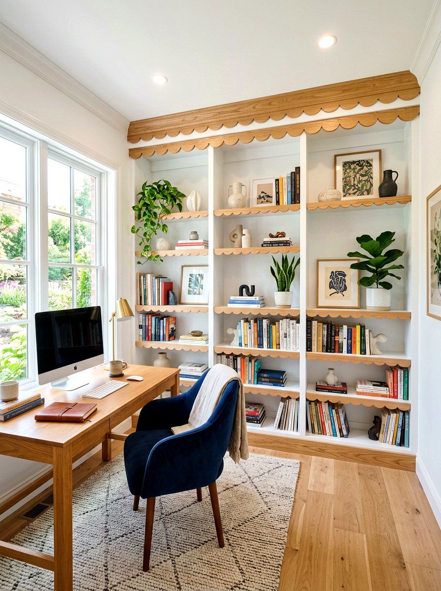 Scalloped Wood Trim - 30 scalloped decor ideas