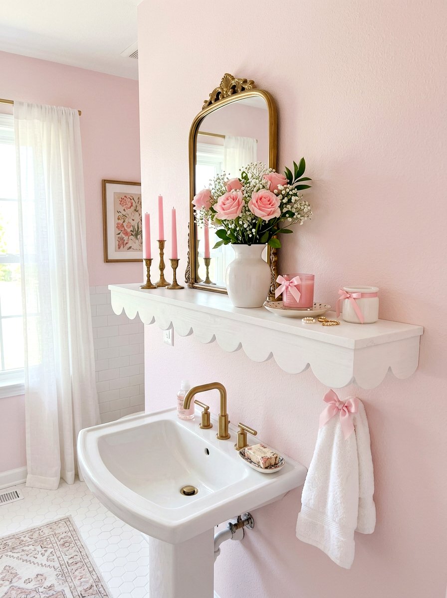 30 Coquette Bathroom Ideas for Pretty, Romantic Every Day
