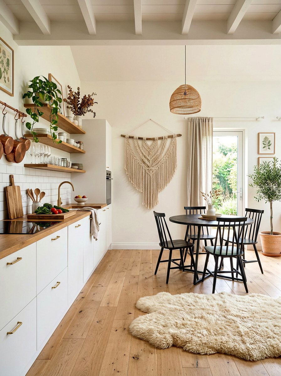 30 Boho Kitchen Ideas to Warm Up Your Space with Style Today