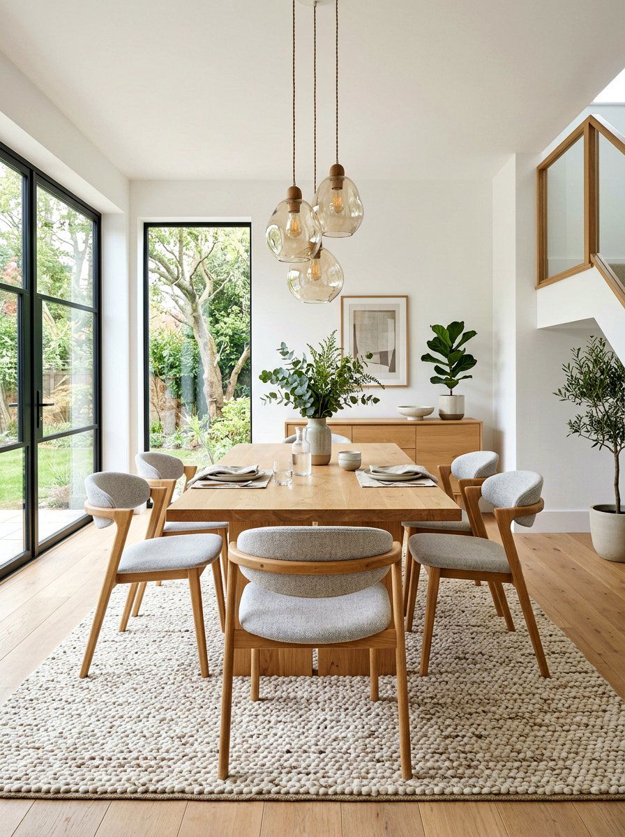 Scandi Dining Room - 30 unoptimized cozy home ideas