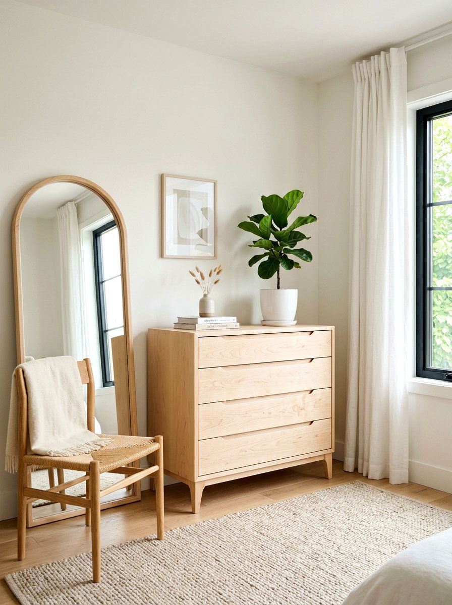 Scandi Dresser - 30 guest room dresser ideas
