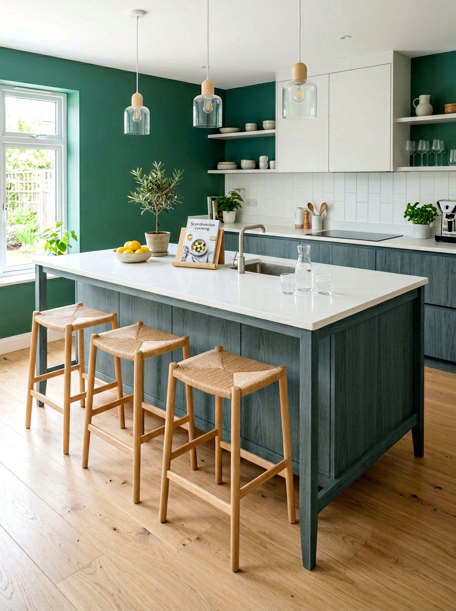 Scandi Kitchen Island - 30 kitchen island ideas