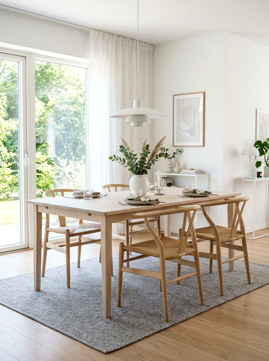 Scandi Light Wood Chairs - 30 statement dining chairs ideas