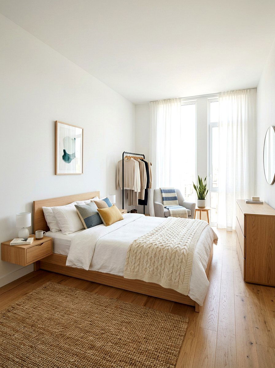 Scandi Minimalist Bedroom - 30 minimalist bedroom ideas