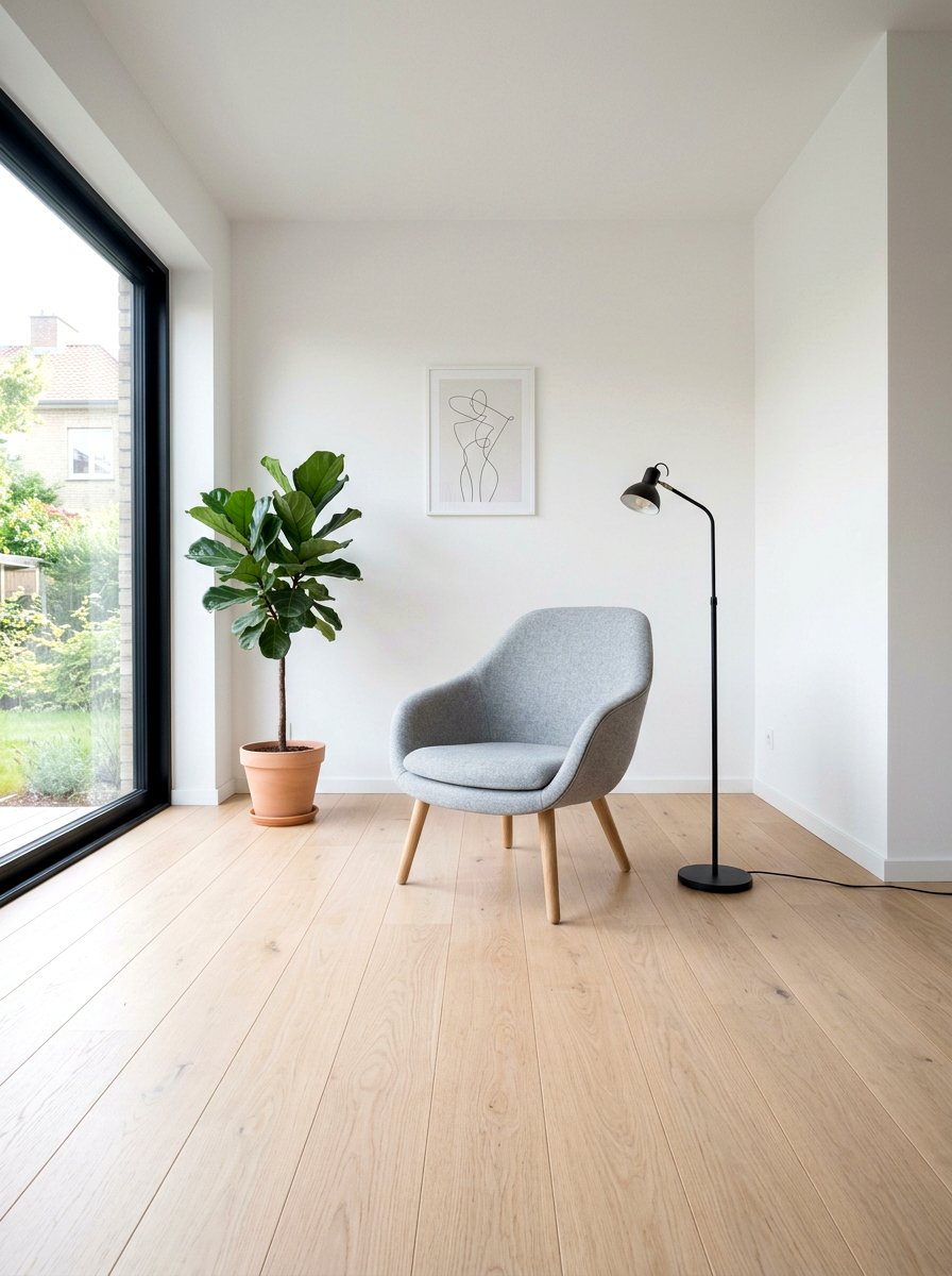 Scandi Minimalist Lounge - 30 bedroom mini lounge ideas