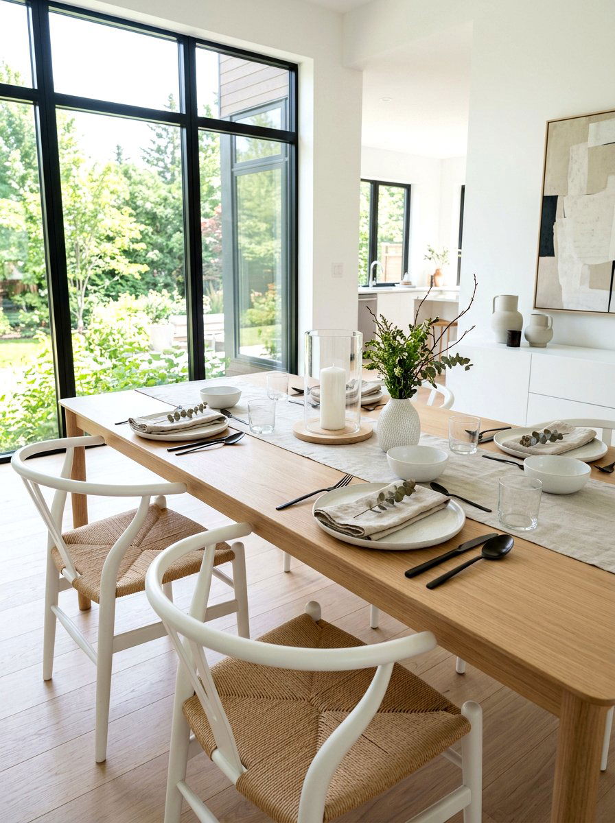 Scandi Minimalist Table - 30 collected tablescape ideas