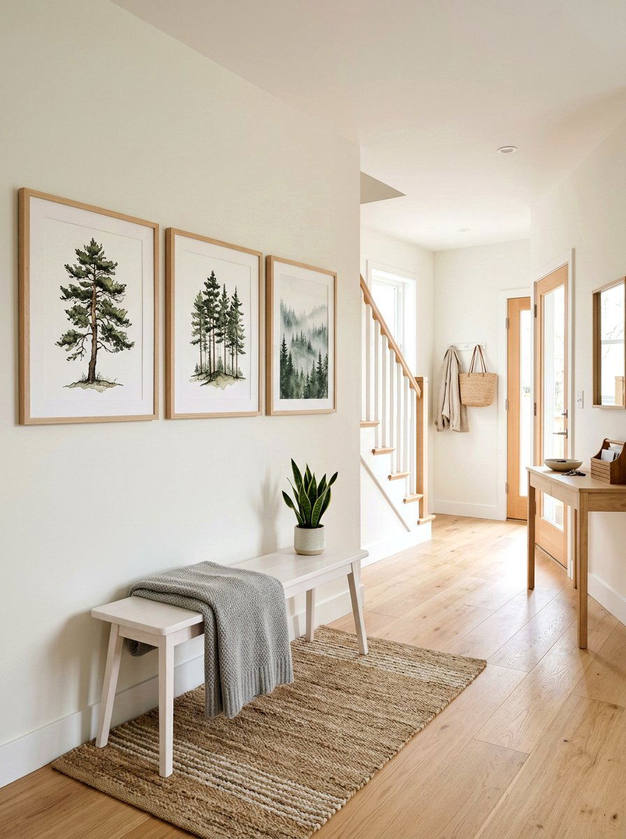 Scandi Nature Art Prints - 30 art wall foyer ideas