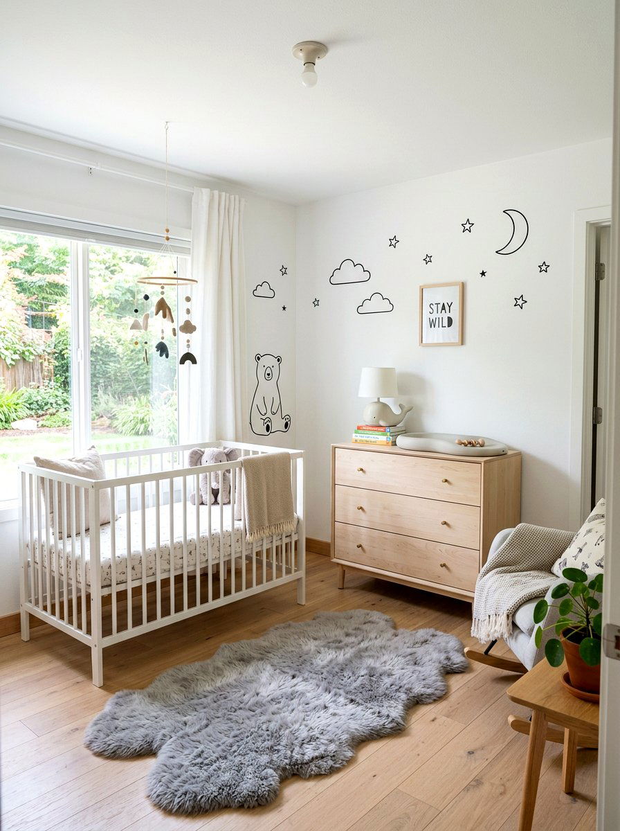 Scandi Neutral Nursery - 30 neutral nursery ideas