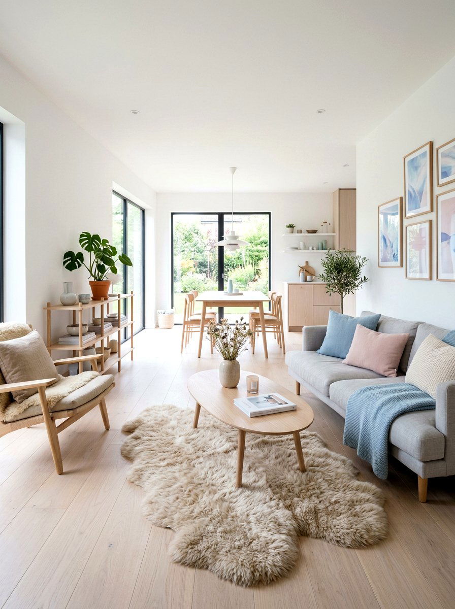 Scandi Pastel Interior - 30 pastel home decor ideas