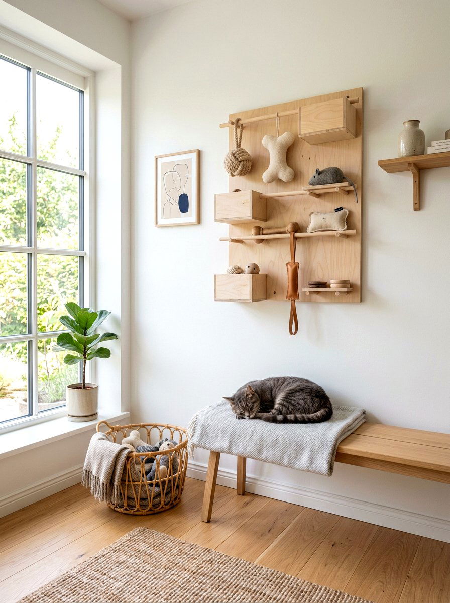 30 pet toy wall storage ideas for a Tidy Home and Happy Pups