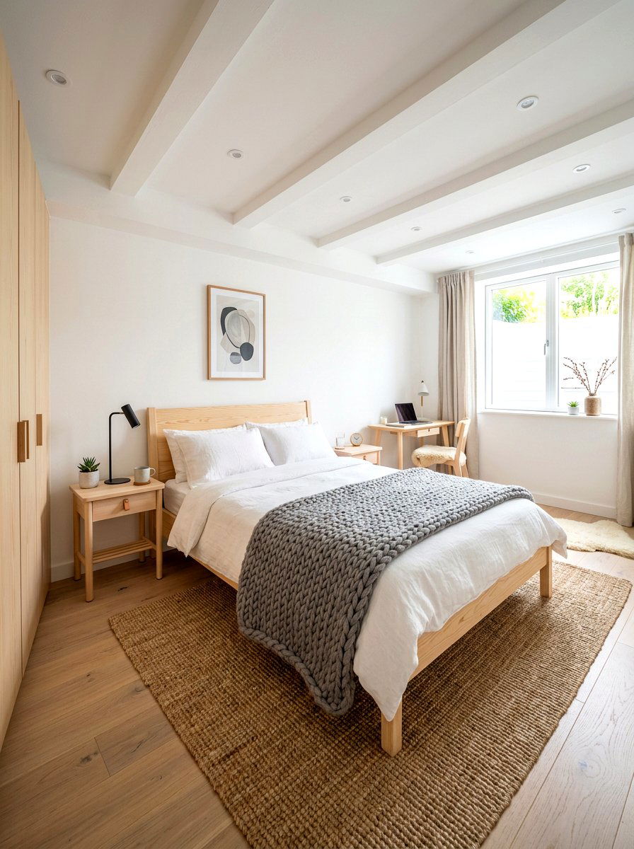 Scandi Style Basement Bedroom - 30 basement bedroom ideas