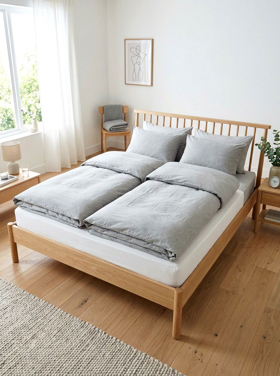 Scandi Style Bedding - 30 layered bed styling ideas