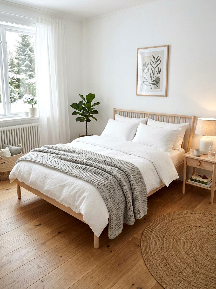 Scandi Style Bedding - 30 guest room bedding ideas