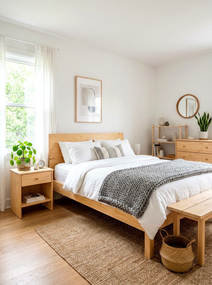 Scandi Style Bedroom - 30 neutral bedroom ideas
