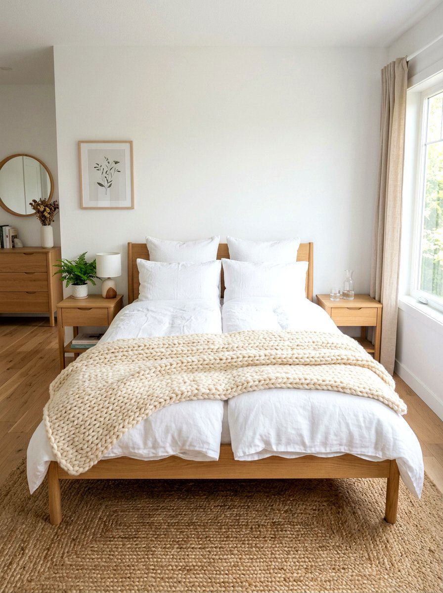 Scandi Style Bedscape - 30 bedscape styling ideas