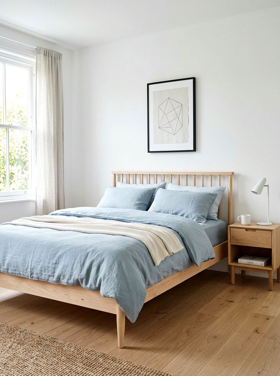 Scandi Style Birch Bed - 30 platform bed ideas