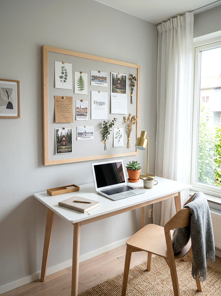 Scandi Style Board - 30 office pinboard ideas