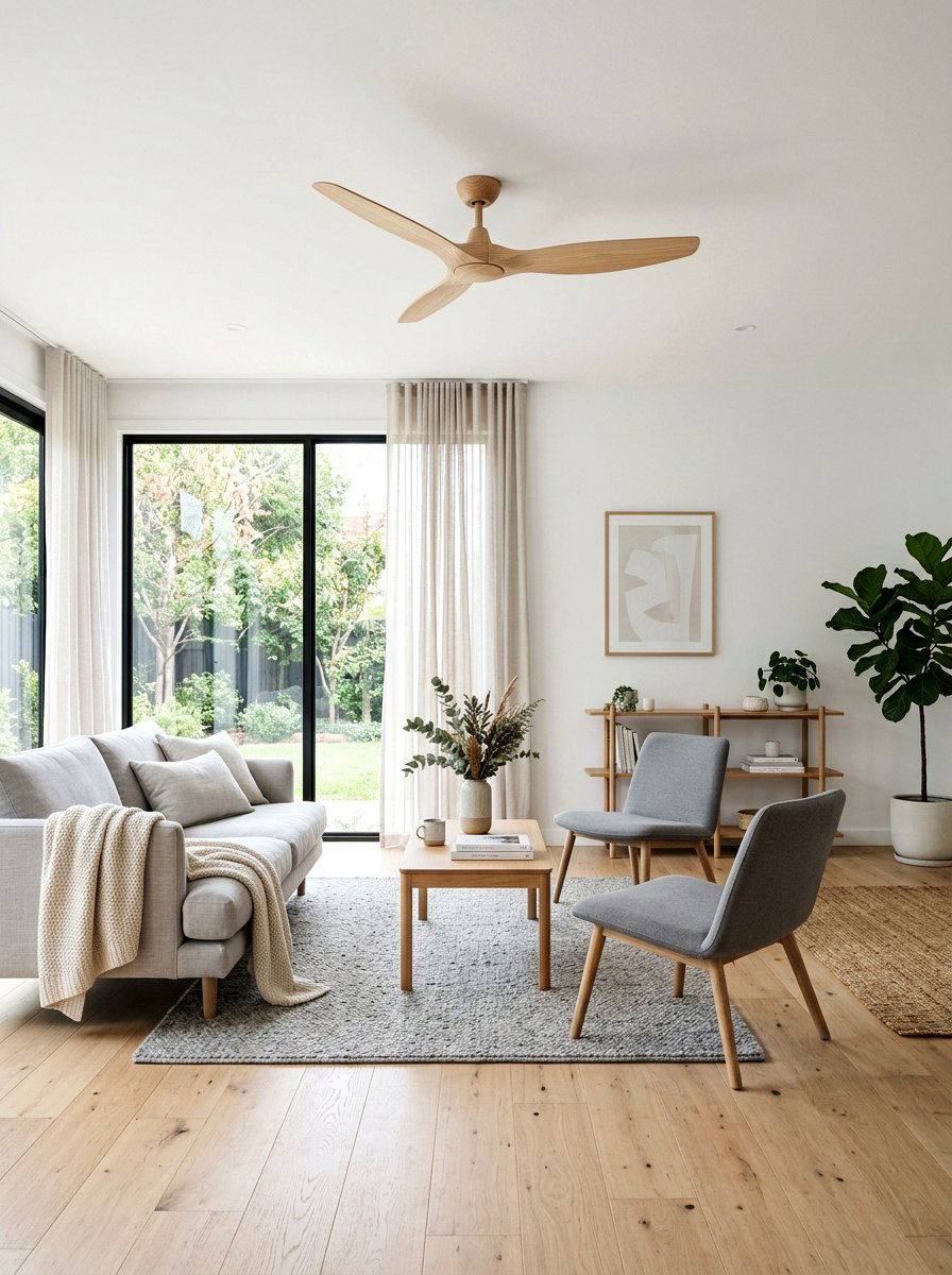 Scandi Style Ceiling Fan - 30 ceiling fan ideas