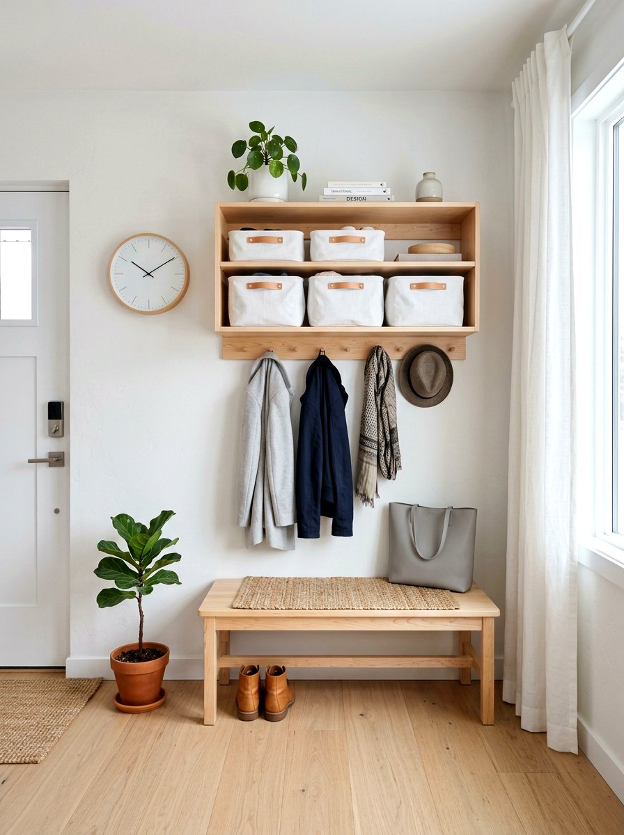 Scandi Style Entryway Furniture - 30 entry cubby ideas
