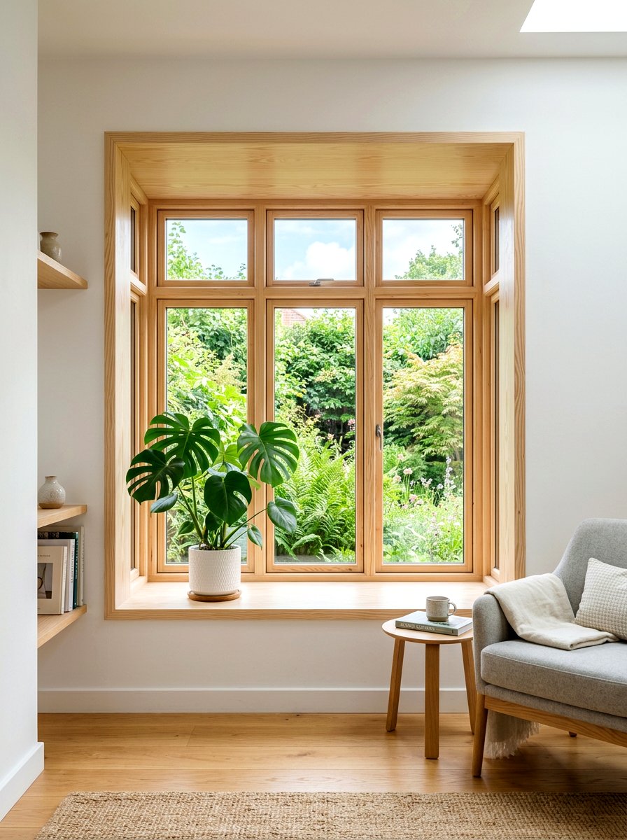 Scandi Style Garden Window - 30 greenhouse window kitchen ideas