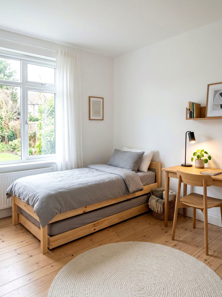 Scandi Style Guest Room - 30 trundle guest room ideas